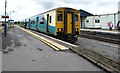 SN4119 : Pembroke Dock train in Carmarthen station by Jaggery