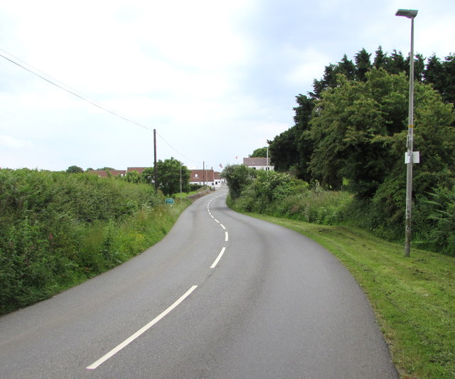 Main road into Lydstep