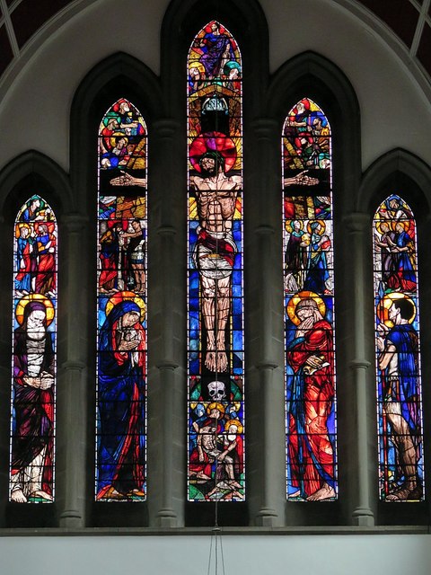 St Luke's Church, Wallsend -  east window