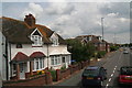 Brighton Road and junction with Willow Close, between Lancing and Shoreham-by-Sea