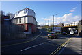 Entrance to Landore Depot off Neath Road