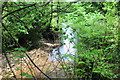 River Sirhowy shimmering in sunlight