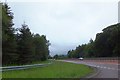 Road junction on the A9 at Faskally