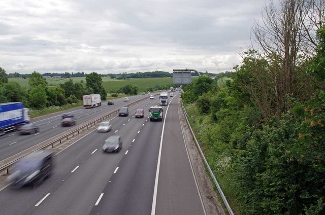 M11 Motorway © Glyn Baker :: Geograph Britain and Ireland