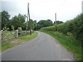 A bend in Blackden Lane