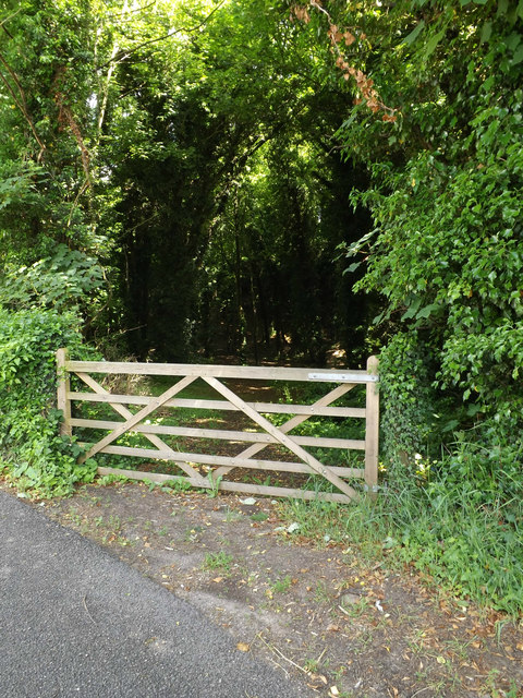 Wood entrance off Ipswich road