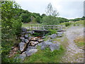 Footbridge over the quarry stream