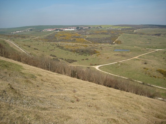 View to Lulworth Camp