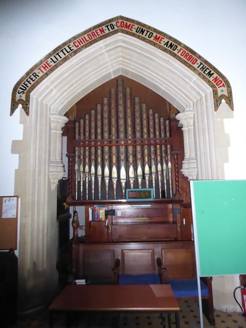 St Bartholomew, Arborfield: organ