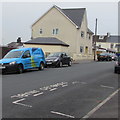 British Gas van in  Summerhill Avenue, Newport