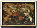 TL0117 : St Mary Magdalene, Whipsnade - Royal Arms by John Salmon