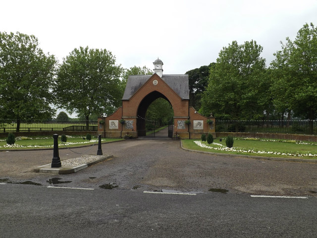 Entrance to The Nunnery Stud