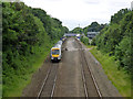 Chiltern Railways train passing Beaconsfield