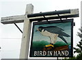 Sign for the Bird in Hand, Knolls Green