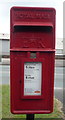 Close up, Elizabeth II postbox on Newcastle Road