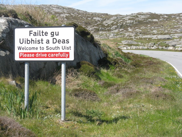 Entering South Uist