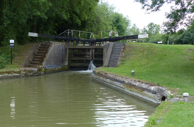 Seabrook Middle Lock 35 on the Grand Union Canal