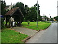 Lychgate and war memorial, West Street, Lilley