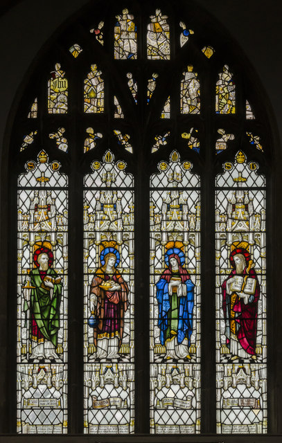 Stained glass window, Ss Peter & Paul church, Swaffham
