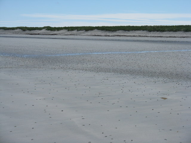 Beach and sand dunes at Grogarry/Groigearraidh
