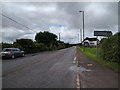 Road through Fenny Bridge, looking west