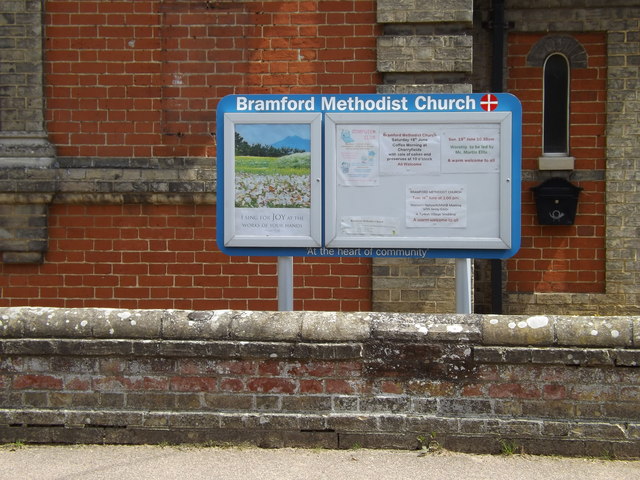Bramford Methodist Church Notice Board