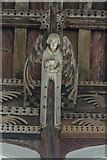 TF8709 : Carved angel, All Saints' church, Necton by J.Hannan-Briggs