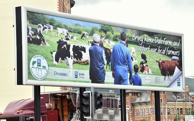 "Dale Farm" poster, Belfast (June 2016)