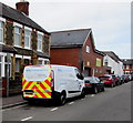 Kelly Communications van in Coronation Road, Cardiff