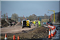 NH8306 : Highland : The A9 - Roadworks by Lewis Clarke
