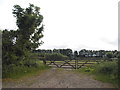 Field entrance on South Street, Boughton under Blean