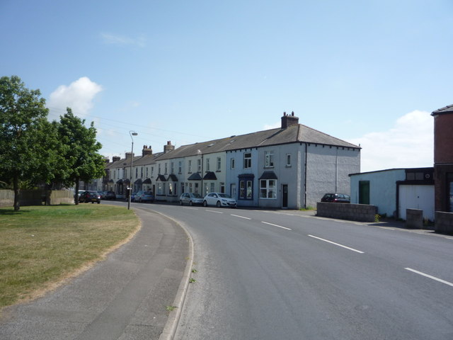 Houses on the B5300, West Silloth