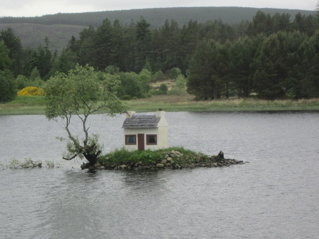 Wee House in Little Loch Shin, Lairg