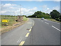 Bus stop and shelter on the A596