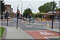 Road junction at northern end of Corporation St