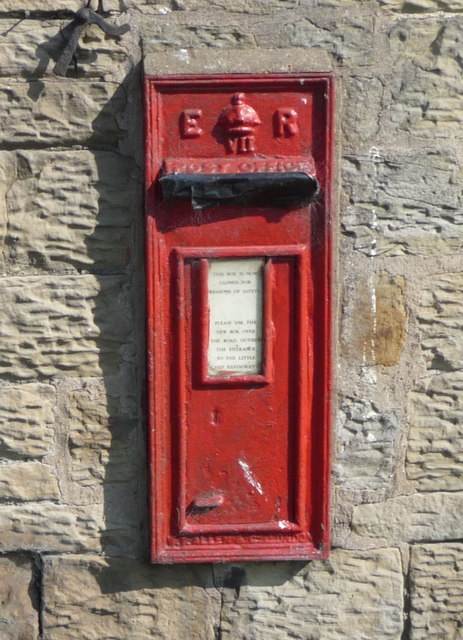 Redundant Edward VII postbox on the A595, Cardewlees