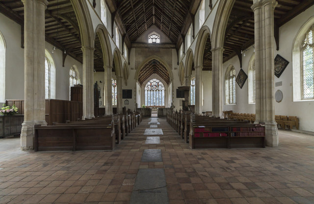 Interior, Ss Peter & Paul church, Salle