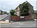 Toftingall Avenue name sign, Cardiff