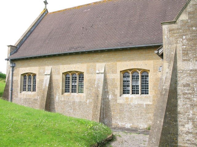 St Mary's Church, Temple, Corsley - south side