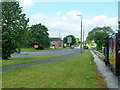 SP9325 : Road and railway, Leighton Buzzard by Robin Webster