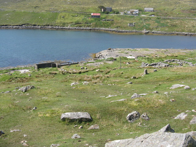 Old whaling station remains