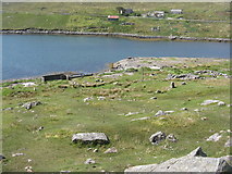 NB1303 : Old whaling station remains by M J Richardson