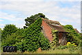 SK3416 : A derelict barn near Shellbrook by Oliver Mills