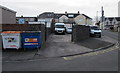 Wide wheelie bins, Poplar Road, Porthcawl