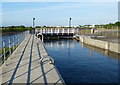 New sea lock on the Forth and Clyde Canal