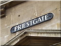 TL1998 : Priestgate sign by Geographer