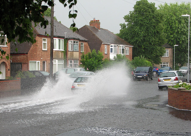 Lichfield Road: high water in June