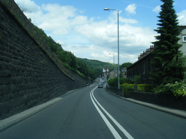 A646 Halifax Road at Eastwood