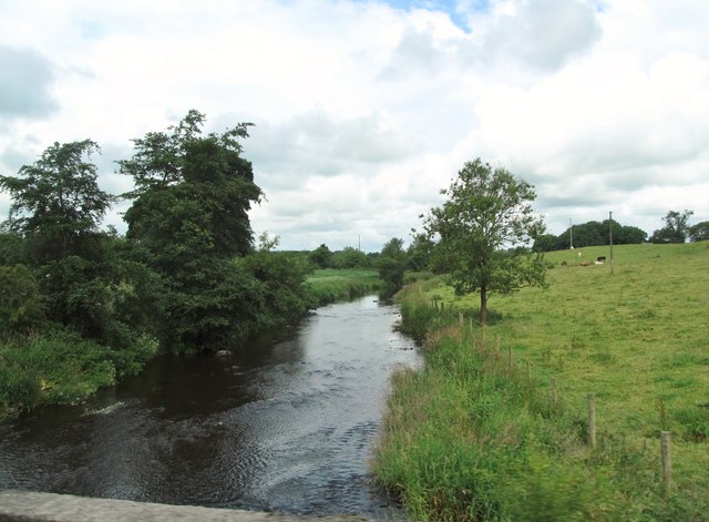 Abhainn Atha Fane/Fane River upstream of... © Eric Jones cc-by-sa/2.0 ...