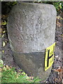 Old milestone on Old Aston Hill - east face